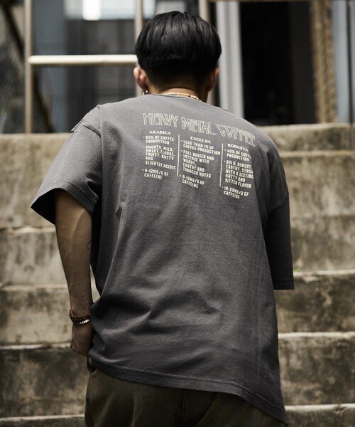 GRANCYピグメントTシャツブラック　L完売品　　　最終価格 GRANCY】Scribble Graphic Pigment Tee / スクリブル