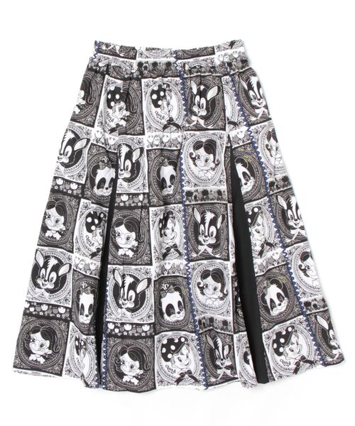sacai プリーツスカート 白 バンダナ柄 サイズ1 sacai サカイ 21SS Archive Print Mix Skirt アーカイブバンダナ