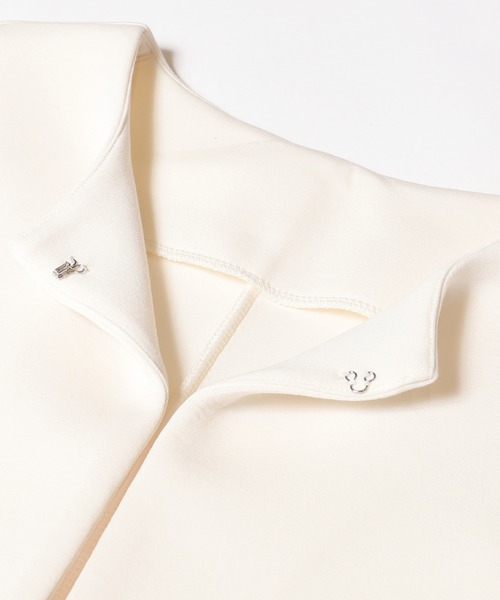 「coca（coca）」 ノーカラージャケット M アイボリー レディース_画像8