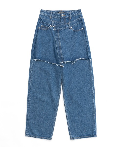 カラーデニムパンツ【MAISON SPECIAL/メゾンスペシャル】　サイズ38 MAISON SPECIAL ジーンズ デニム デニムパンツ Colored Denim