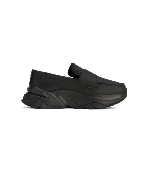 PUMA 厚底スニーカー 24cm ブラック プーマ ローファー｜Yahoo
