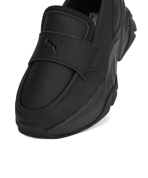 Puma ブラック ローファー 厚底 PUMA ローファー 「PUMA/プーマ 」スニーカー/ローファー/厚底
