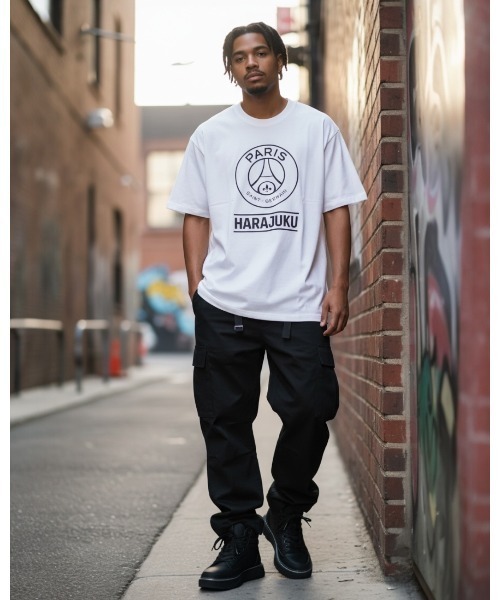 tシャツ 日本製 Paris Saint-Germain 東京/原宿/PARIS 半袖Tシャツ