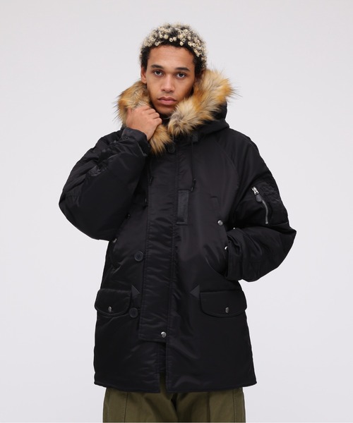 AVIREX アヴィレックス　ブルゾン　ミリタリージャケット XL　黒　N3B AVIREX（アヴィレックス） ブルゾン アウター N‐3B COMMERCIAL / N-3B