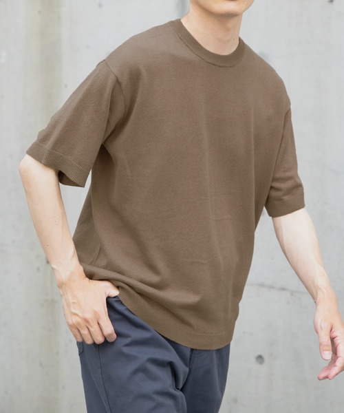 ITEMS URBANRESEARCH セーター ニット コットンリネンクルー