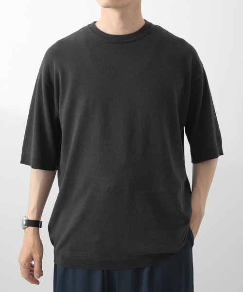 ITEMS URBANRESEARCH セーター ニット コットンリネンクルー