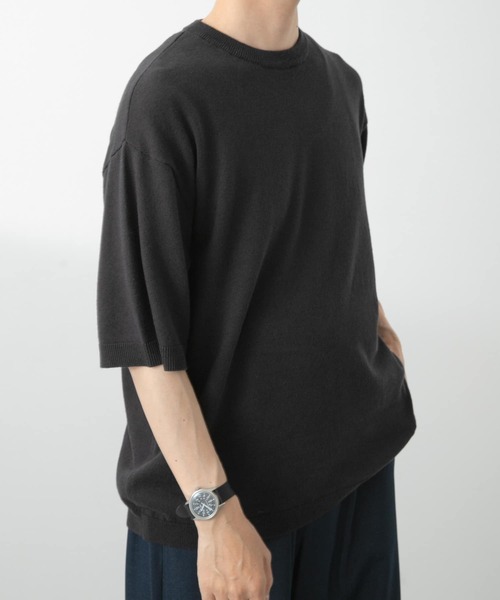 ITEMS URBANRESEARCH セーター ニット コットンリネンクルー