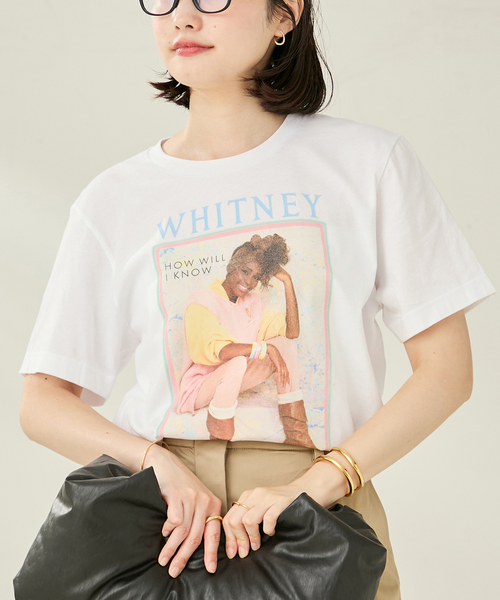 tシャツ BLUESCENTRIC / ブルースセントリック WHINEY HOUSTON HOW WILL Tシャツ レディース