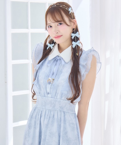 ROJITA（ロジータ） ワンピース 「予約販売スタート」フリルスリーブ花