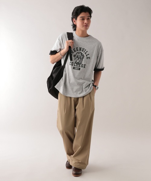 「RAGEBLUE」 半袖Tシャツ LARGE グレー メンズ