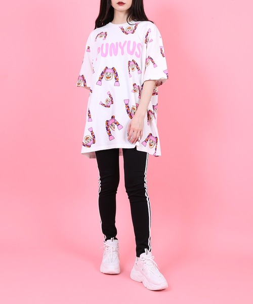 「PUNYUS」 半袖Tシャツ 2 ホワイト レディース