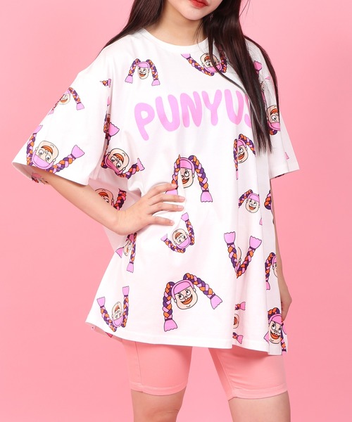 「PUNYUS」 半袖Tシャツ 2 ホワイト レディース