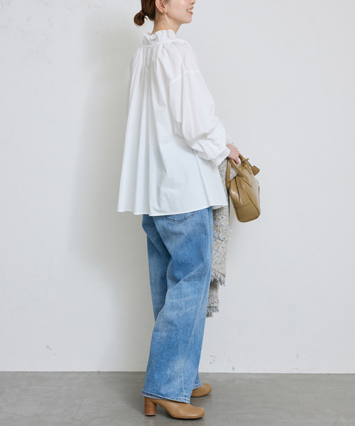 SLOBE IENA」 長袖チュニック FREE レッド レディース SLOBE IENA 