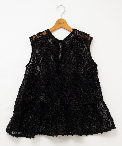 NOLLEY'S（ノーリーズ） ブラウス シャツ フラワーチュールティアード