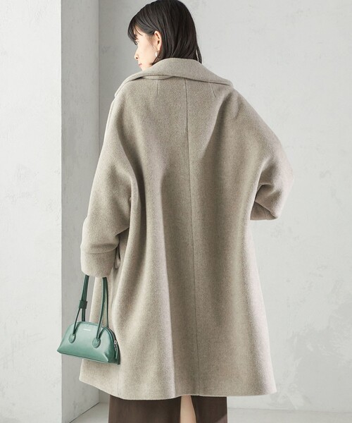 美品 ティッカ 23AW テントコート カーキ ウール ダブル TICCA｜ウールダブルテントコート