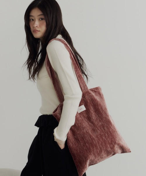 bita.（ビタ） トートバッグ プリーツベロアbita.トートバッグ
