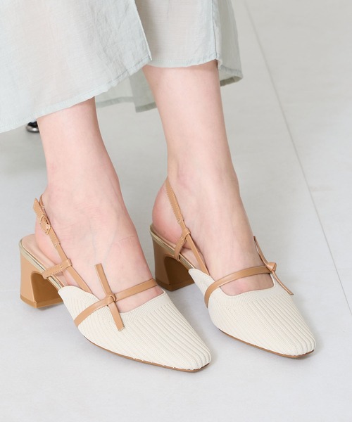 「ORiental TRaffic」 ヒールサンダル L グレー レディース_画像2