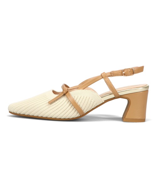 「ORiental TRaffic」 ヒールサンダル L グレー レディース_画像4