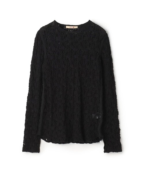 BACCA（バッカ） tシャツ ストレッチレース ロングスリーブプル