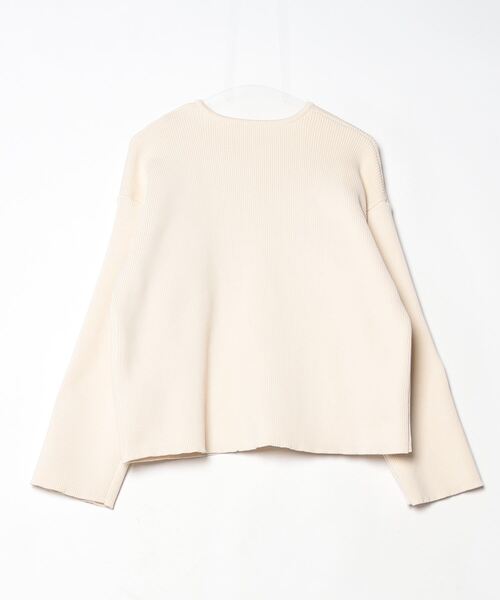 moment+ ジップアップブルゾン M アイボリー レディース : ZOZOTOWN