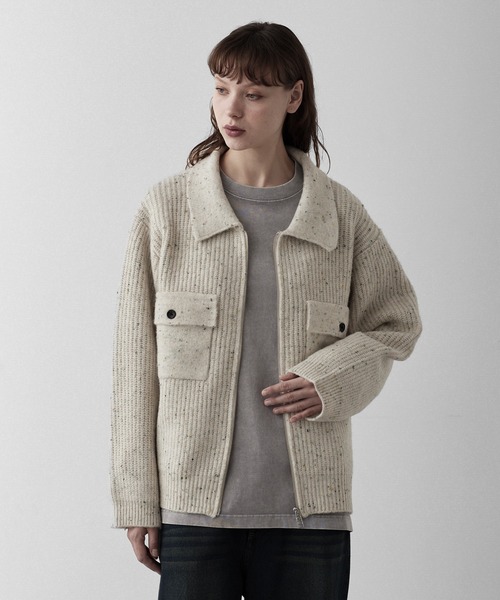 ジャケット・アウター Bibiy. JUNO ZIPPER KNIT ジャケット・アウター Bibiy. JUNO ZIPPER KNIT Juno Knit Zip-Up