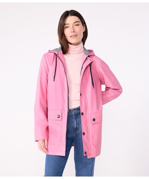 新品同様　PETIT BATEAU プチバトー　ヨットパーカー　ピンク140 プチバトー PETIT BATEAU ヨットパーカ （アイボリー） -ファッション