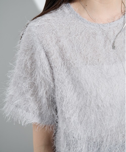 「paravion」 半袖ブラウス FREE オレンジ レディース_画像4