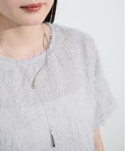 「paravion」 半袖ブラウス FREE オレンジ レディース_画像5