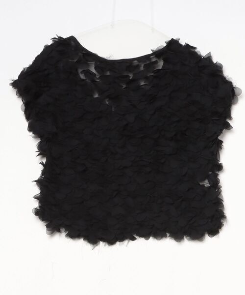 「lilLilly」 半袖ブラウス FREE ブラック レディース_画像2