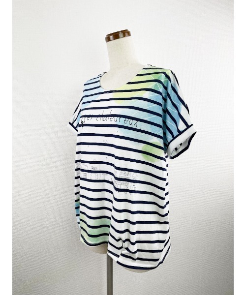 「Rydia」 半袖Tシャツ M オフホワイト レディース_画像8