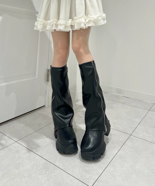 Lovilyn ブーツ -5kg2way厚底カバーブーツ レディース : ZOZOTOWN