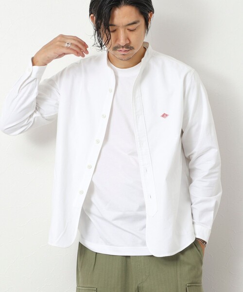 Danton シャツ 「DANTON/ダントン」DT-B0280 SOX BAND COLLAR SHIRT