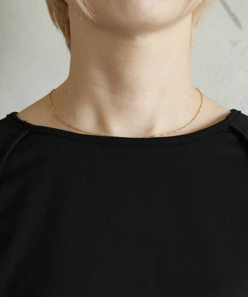 「BITTOKO」 半袖カットソー FREE ブラック レディース_画像7