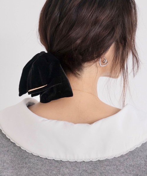 jumelle ヘアクリップ ベロアリボンクリップ : ZOZOTOWN Yahoo!店