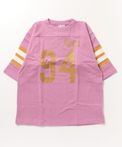 X-girl（エックスガール） スウェットカットソー S ピンク レディース