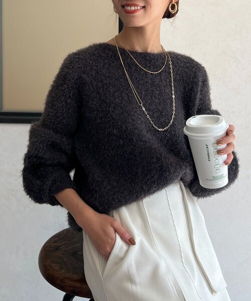 Chez toi（シェトワ） ニット セーター シャギーニット レディース