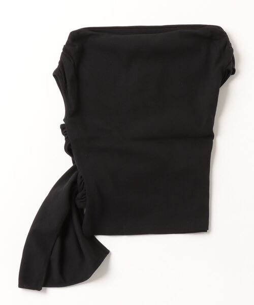 「OPEN Yy」 半袖カットソー 2 ブラック レディース_画像2