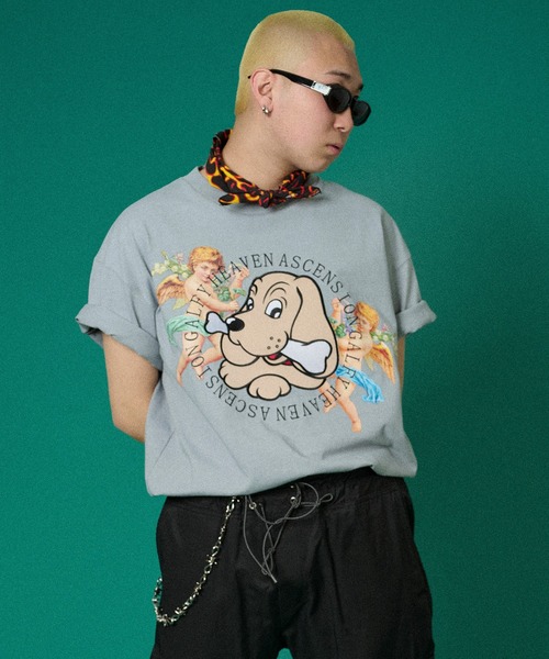 GALFY（ガルフィー） 半袖Tシャツ L グレー メンズ : ZOZOTOWN Yahoo