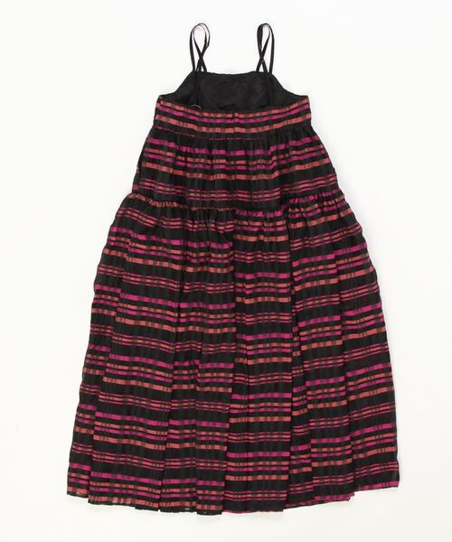 「CAROLINA GLASER」 キャミソールワンピース ONE SIZE ブラック レディース_画像2