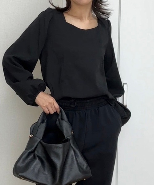 ブラウス シャツ バックリボンブラウス レディース : ZOZOTOWN Yahoo 