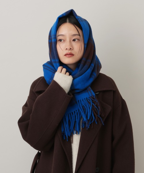 A part by（アパートバイ） ストール マフラー カシミヤコンチェック