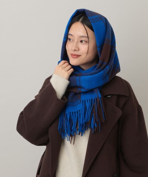 A part by（アパートバイ） ストール マフラー カシミヤコンチェック