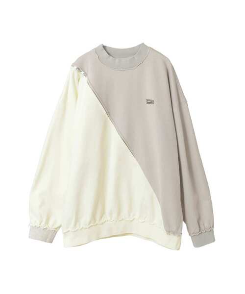CONVERSE TOKYO トレーナー スウェット 「HL」BI-COLOR ZIP DESIGN