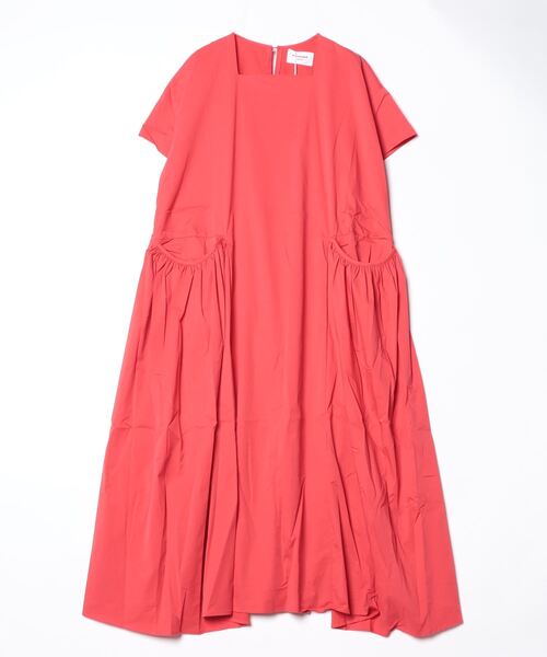 manana suerte（マニャーナスエルテ） 半袖ワンピース FREE レッド