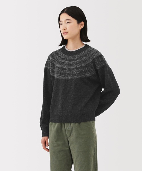 無印良品（MUJI） ニット セーター 婦人 アンデスウールを使ったジャ