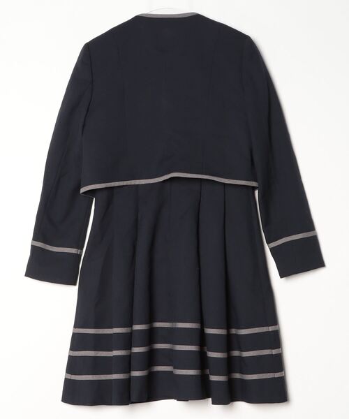 「CHOPIN」 半袖ワンピース 160 ネイビー レディース_画像2