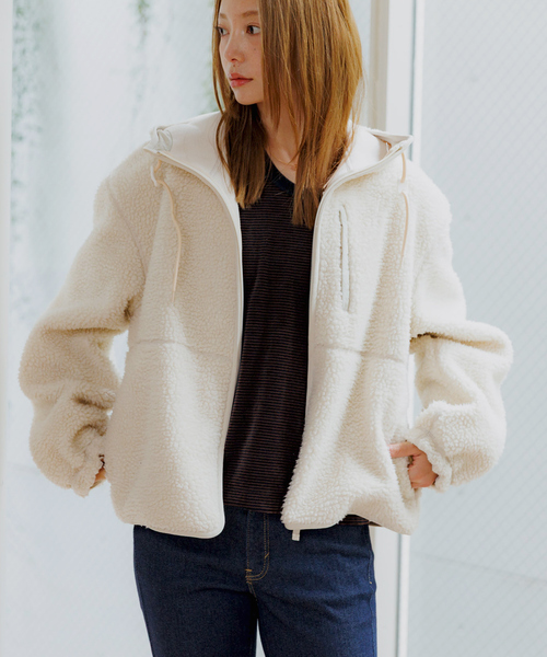 NANGA（ナンガ） パーカー 「NANGA / ナンガ」BOA FLEECE ZIP HOODIE