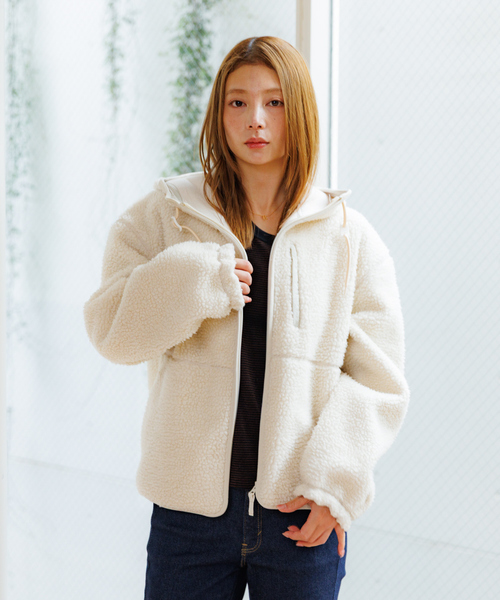 NAAFY パーカー NANGA（ナンガ） パーカー 「NANGA / ナンガ」BOA FLEECE ZIP HOODIE