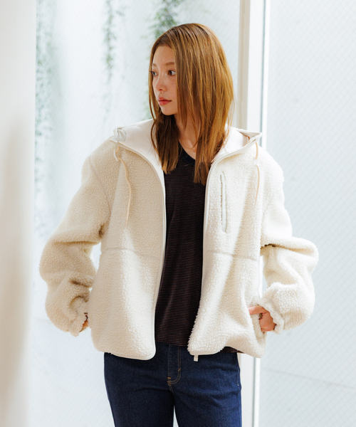 NANGA（ナンガ） パーカー 「NANGA / ナンガ」BOA FLEECE ZIP HOODIE