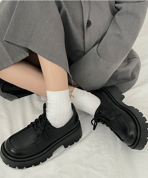 Shoes in Closet（シュークロ） モカシンシューズ L ブラック